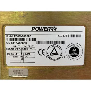 Power Ten P86C-100300 Power Supply
